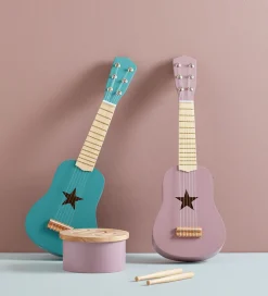 Kids Concept Musikinstrumenter>Trælegetøj - Tromme Mini - 16,5 x 9 cm - Lilla