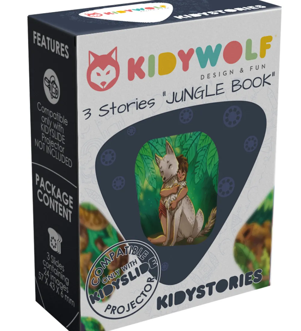 Kidywolf Lommelygter>Historie - Til Lommelygte - Jungle Book - Kidystories