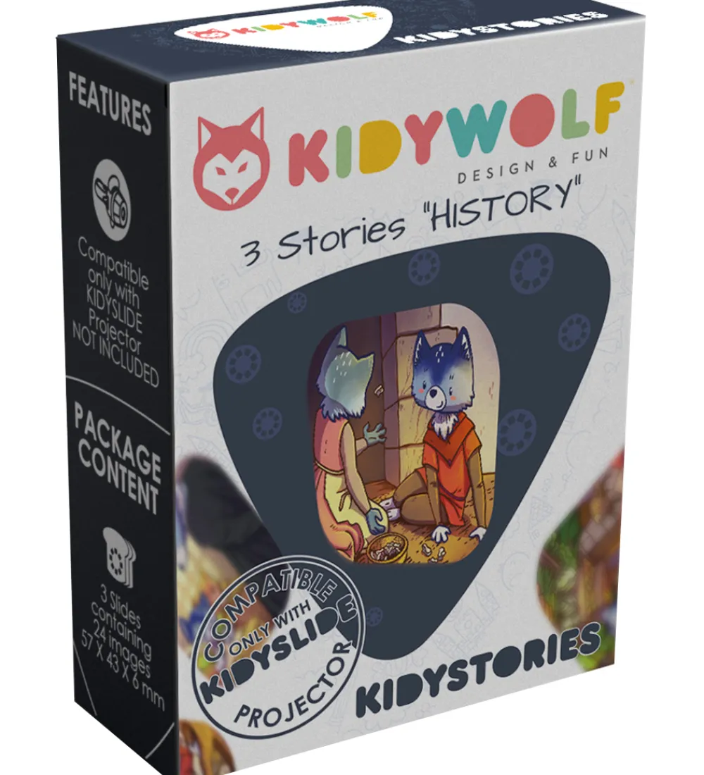 Kidywolf Lommelygter>Historie - Til Lommelygte - History - Kidystories