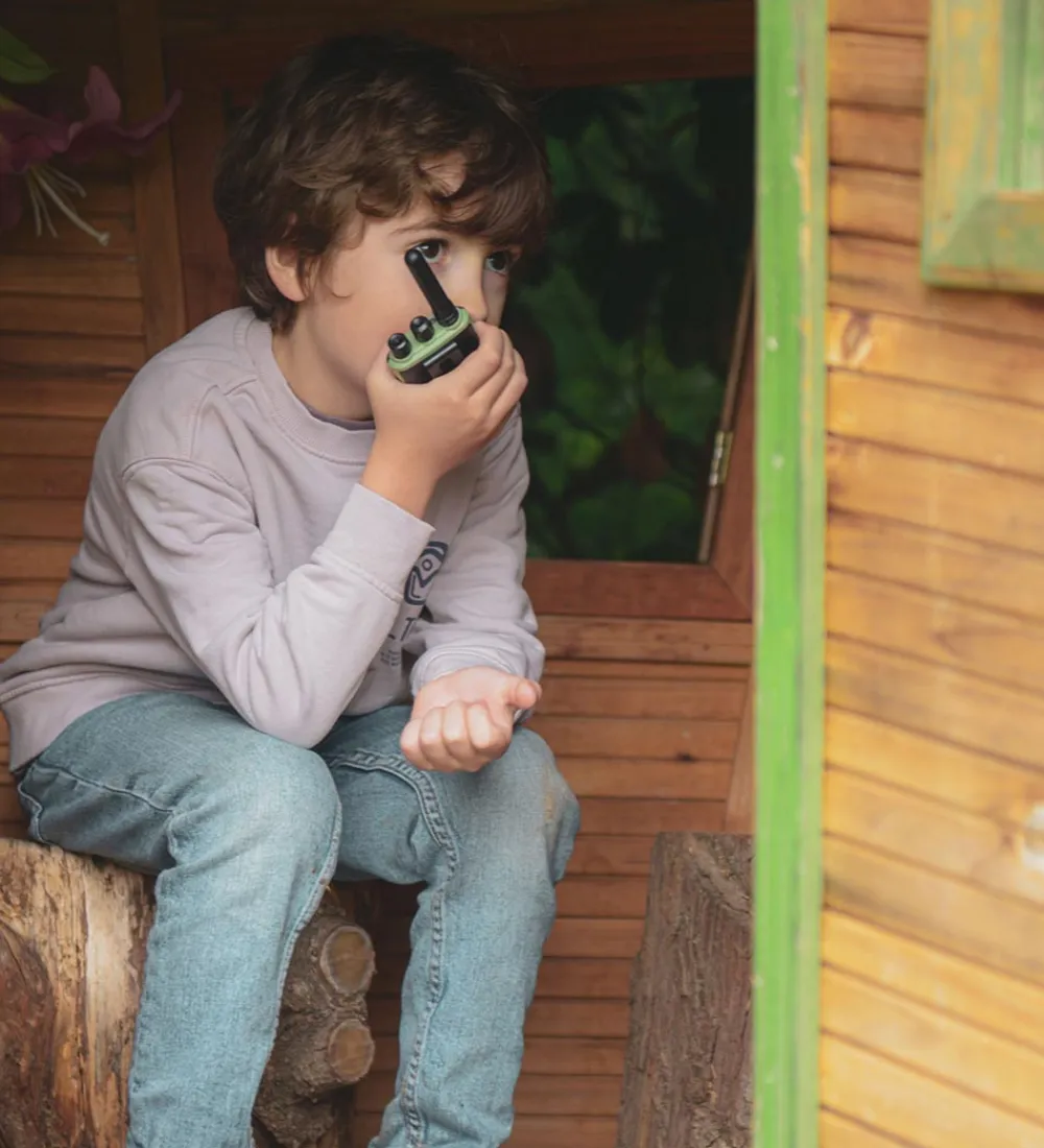 Kidywolf Walkie Talkies>Walkie Talkie - 2 stk. - Kidytalk - Grøn/Orange