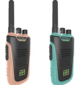 Kidywolf Walkie Talkies>Walkie Talkie - 2 stk - Kidytalk - Blå/Rosa