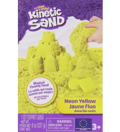 Kinetic Sand Kreativ Leg>Strandsand - 227 gram - Neon Yellow