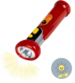 Klein Udklædningstøj>Brandmandssæt - Lys og Vandsprøjt - 7 Stk. - Rød