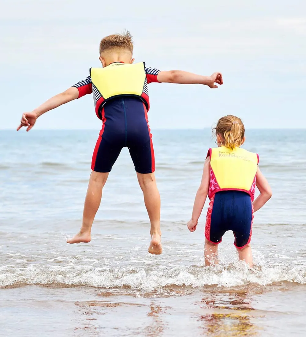 Konfidence Strandlegetøj>Svømmevest - Original - Hamptons Navy Stripe