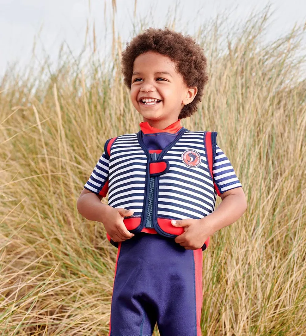 Konfidence Strandlegetøj>Svømmevest - Original - Hamptons Navy Stripe