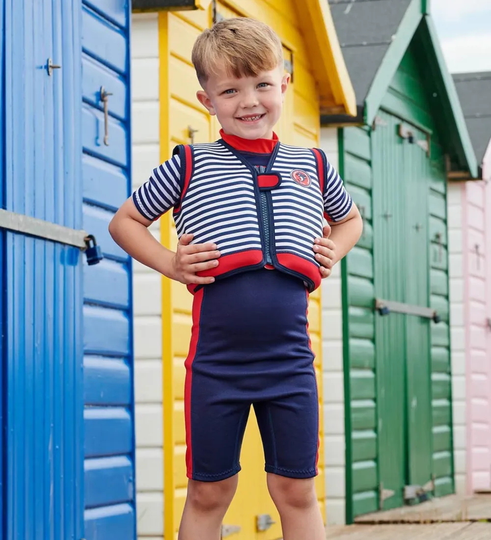 Konfidence Strandlegetøj>Svømmevest - Original - Hamptons Navy Stripe