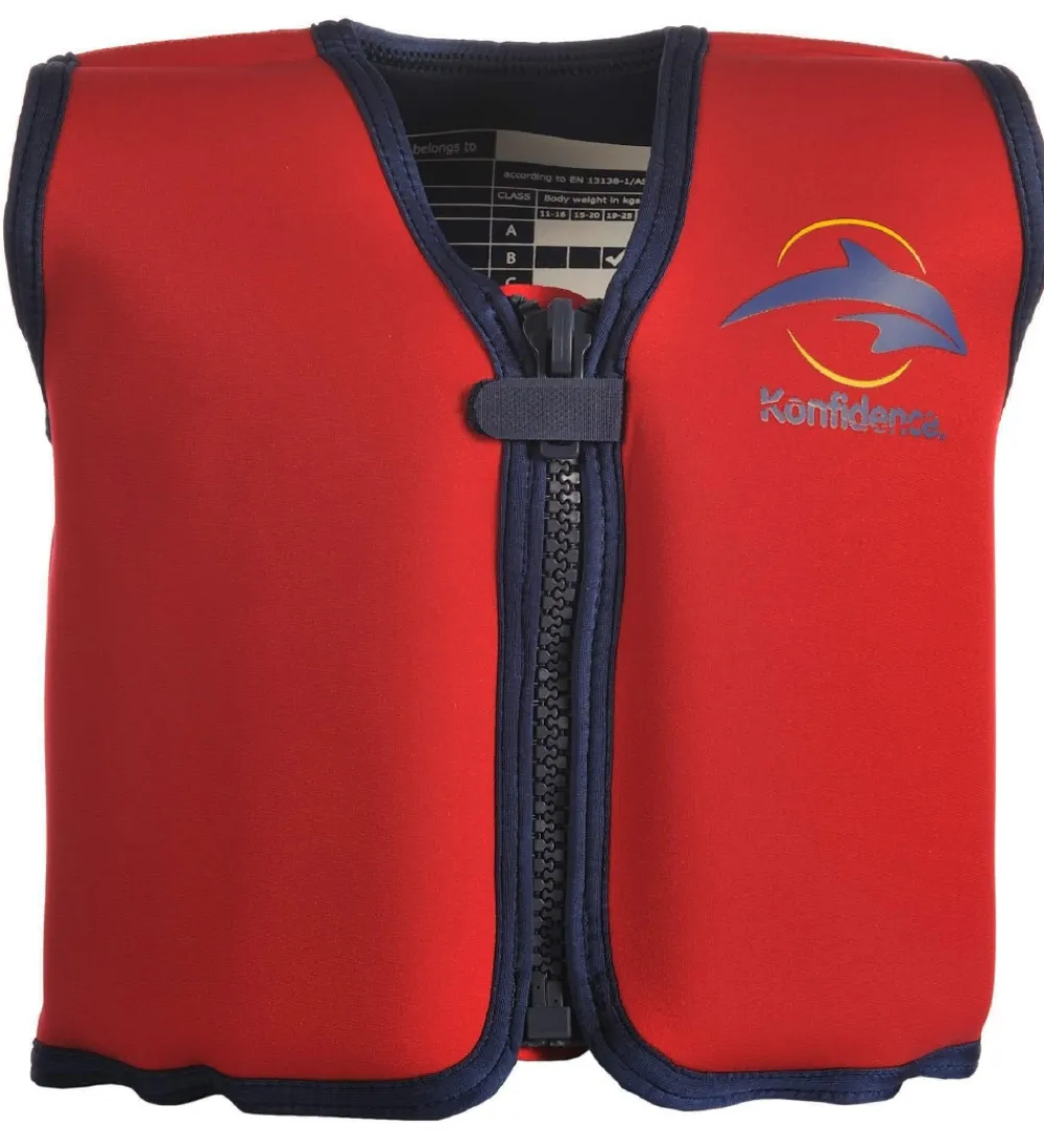 Konfidence Strandlegetøj>Svømmevest - Original - Red/Yellow