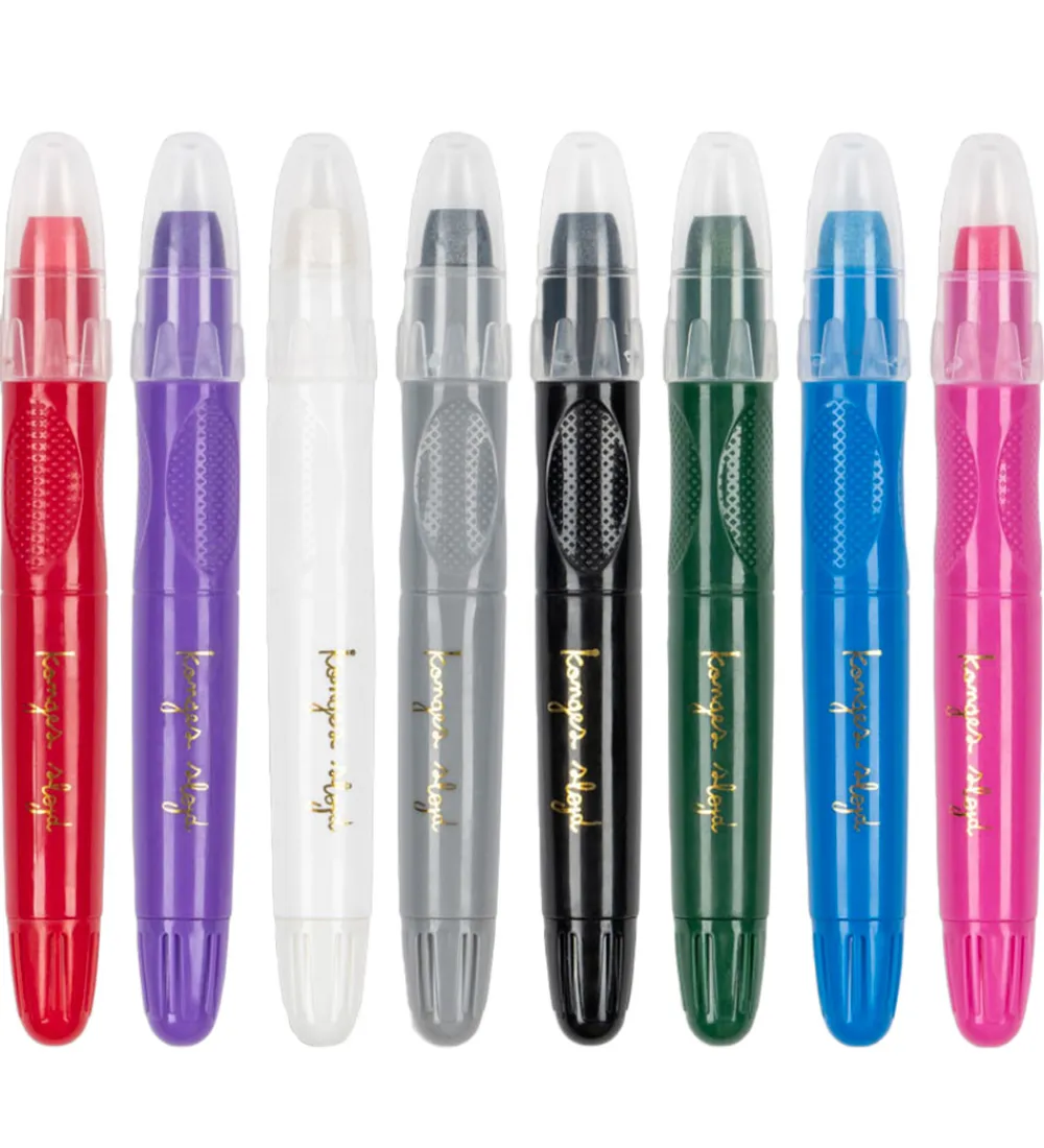 Konges Sløjd Halloween|Rolleleg>Ansigtmaling - Stifter - 8 stk.