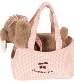 Konges Sløjd Bamser>Bamse - Hundehvalpen Maude - Pink Check
