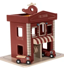 Konges Sløjd Trælegetøj>Brandstation - Træ - Multi