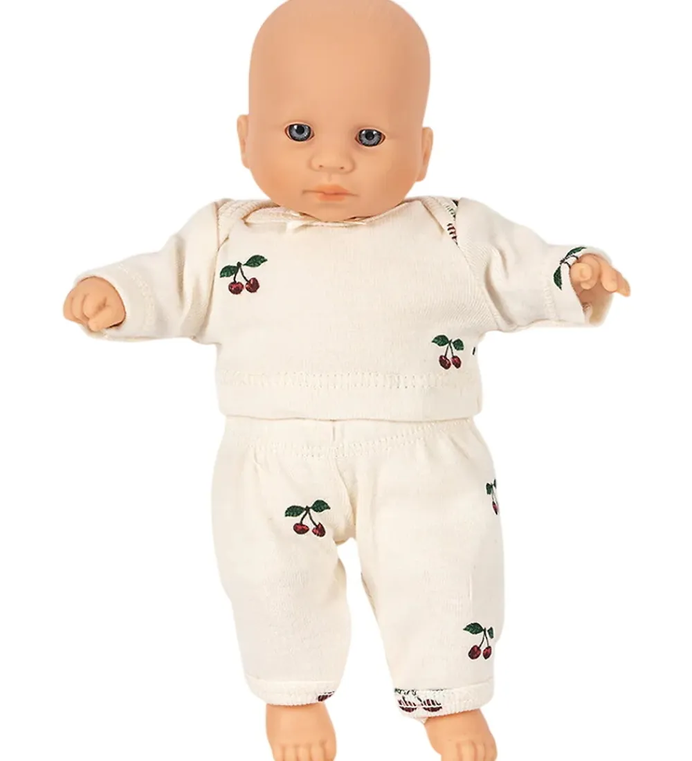 Konges Sløjd Dukker Og Tilbehør>Dukke - My First Mini Doll - Cherry AOP - 20 cm