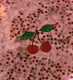 Konges Sløjd Tumledyr|Babylegetøj>Hoppebold m. Håndtag - Glitter - Cherry - 50 cm