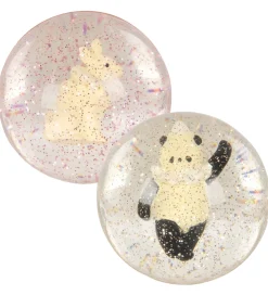 Konges Sløjd Bolde>Hoppebolde - 2-pak - Bunny/Panda