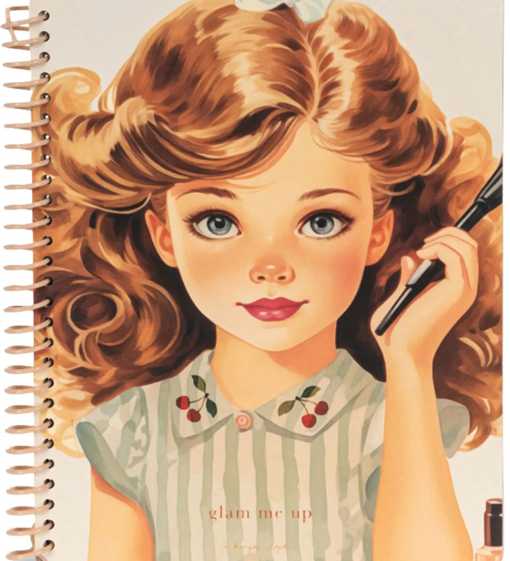 Konges Sløjd Bøger>Klistermærkebog - Glam Me Up - Blush