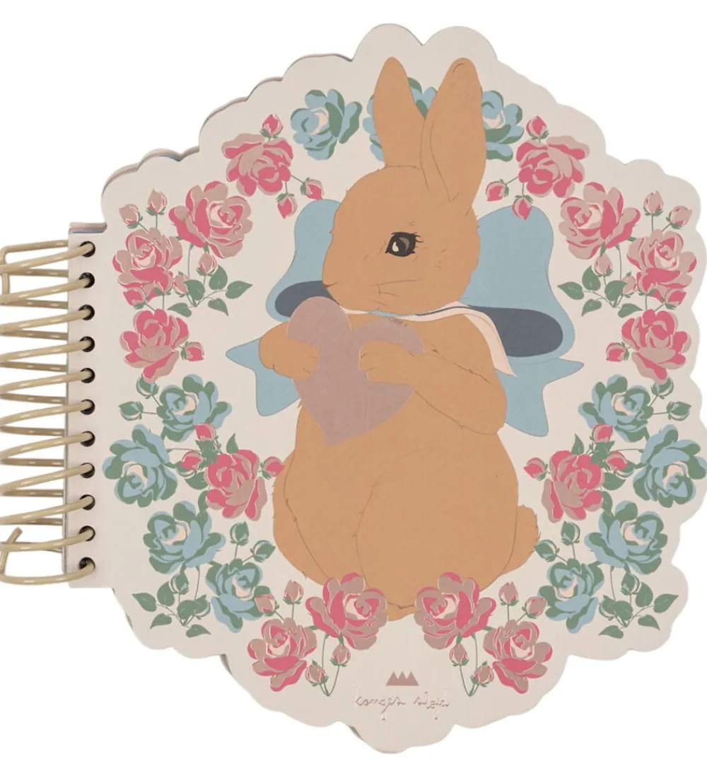 Konges Sløjd Malebog|Kreativ Leg>Malebog - Bunny Sweetheart - Farv med Vand