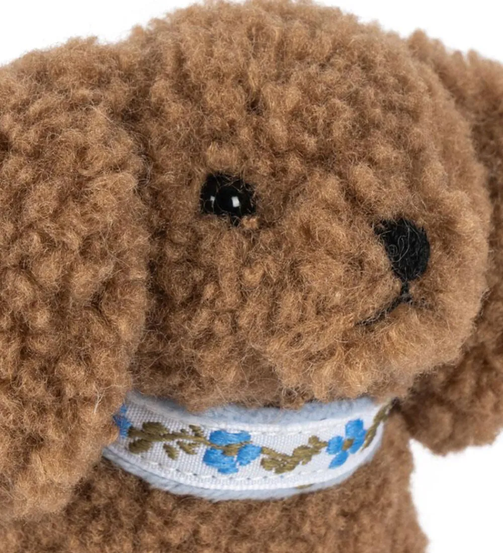 Konges Sløjd Bamser|Gribelegetøj>Rangle - Hund - Brun