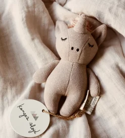 Konges Sløjd Gribelegetøj>Rangle - Mini Unicorn - Rose Fawn