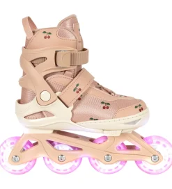 Konges Sløjd Rulleskøjter>Rulleskøjter m. Lys - Cherry Blush