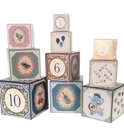 Konges Sløjd Stablelegetøj|Babylegetøj>Stableklodser - 10 stk. - Numbers