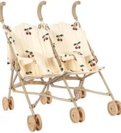 Konges Sløjd Dukker Og Tilbehør>Tvillingeklapvogn Til Dukker - Ma Grande Cerise