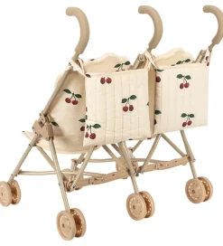 Konges Sløjd Dukker Og Tilbehør>Tvillingeklapvogn Til Dukker - Ma Grande Cerise