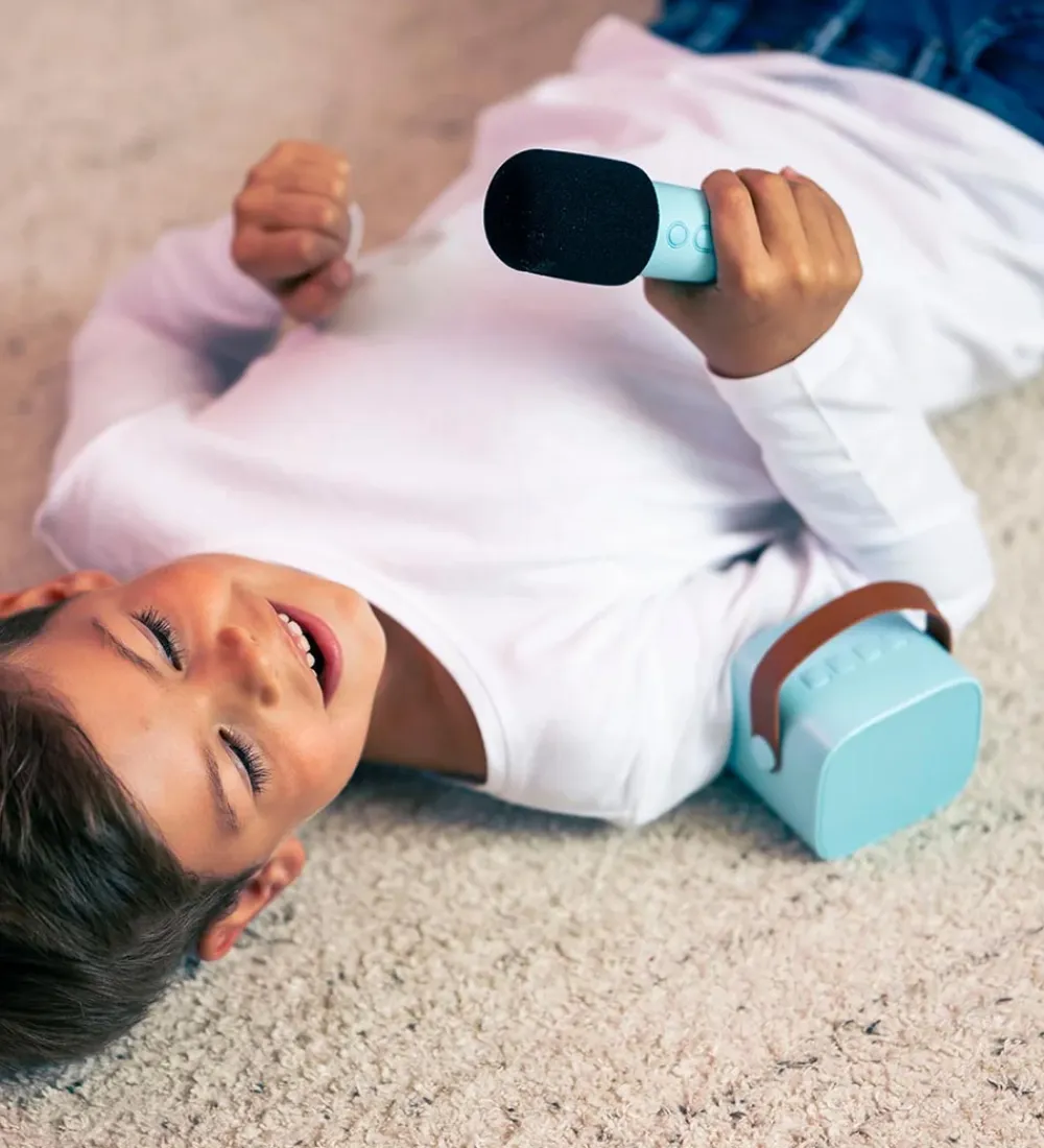 Lalarma Musikinstrumenter>Højtaler m. Mikrofon - Trådløs - Karaoke - Rosa