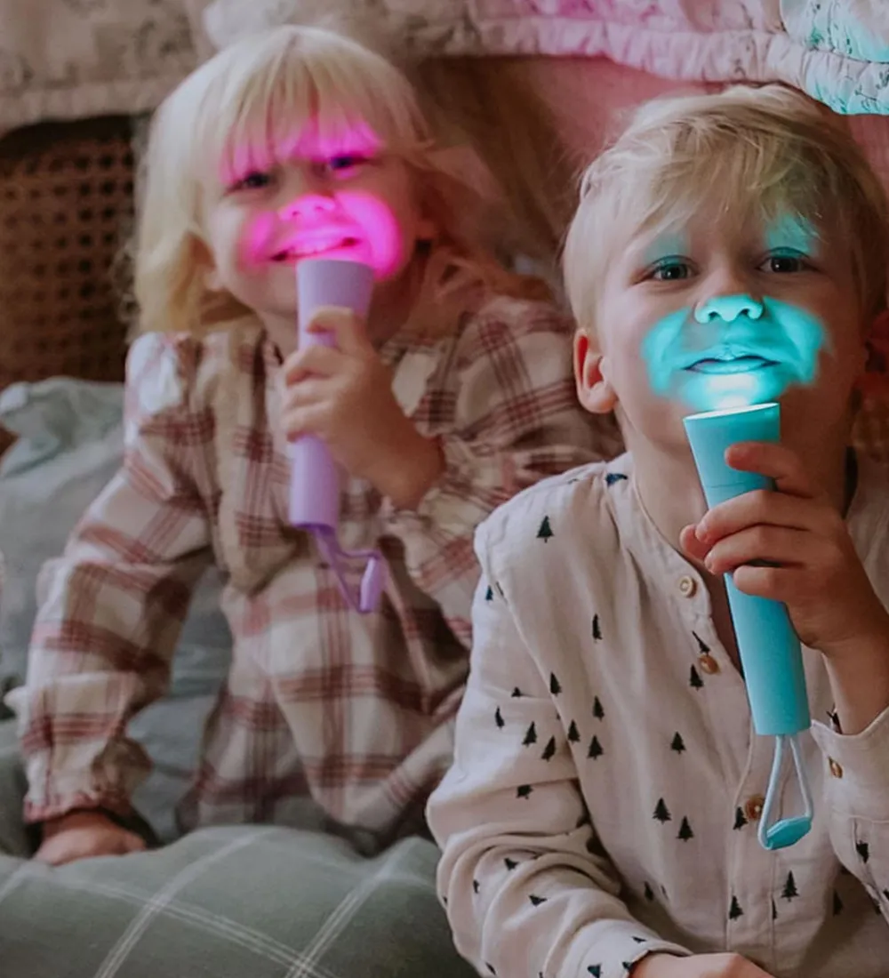 Lalarma Lommelygter>Lommelygte - Color Change - 15 cm - Blå