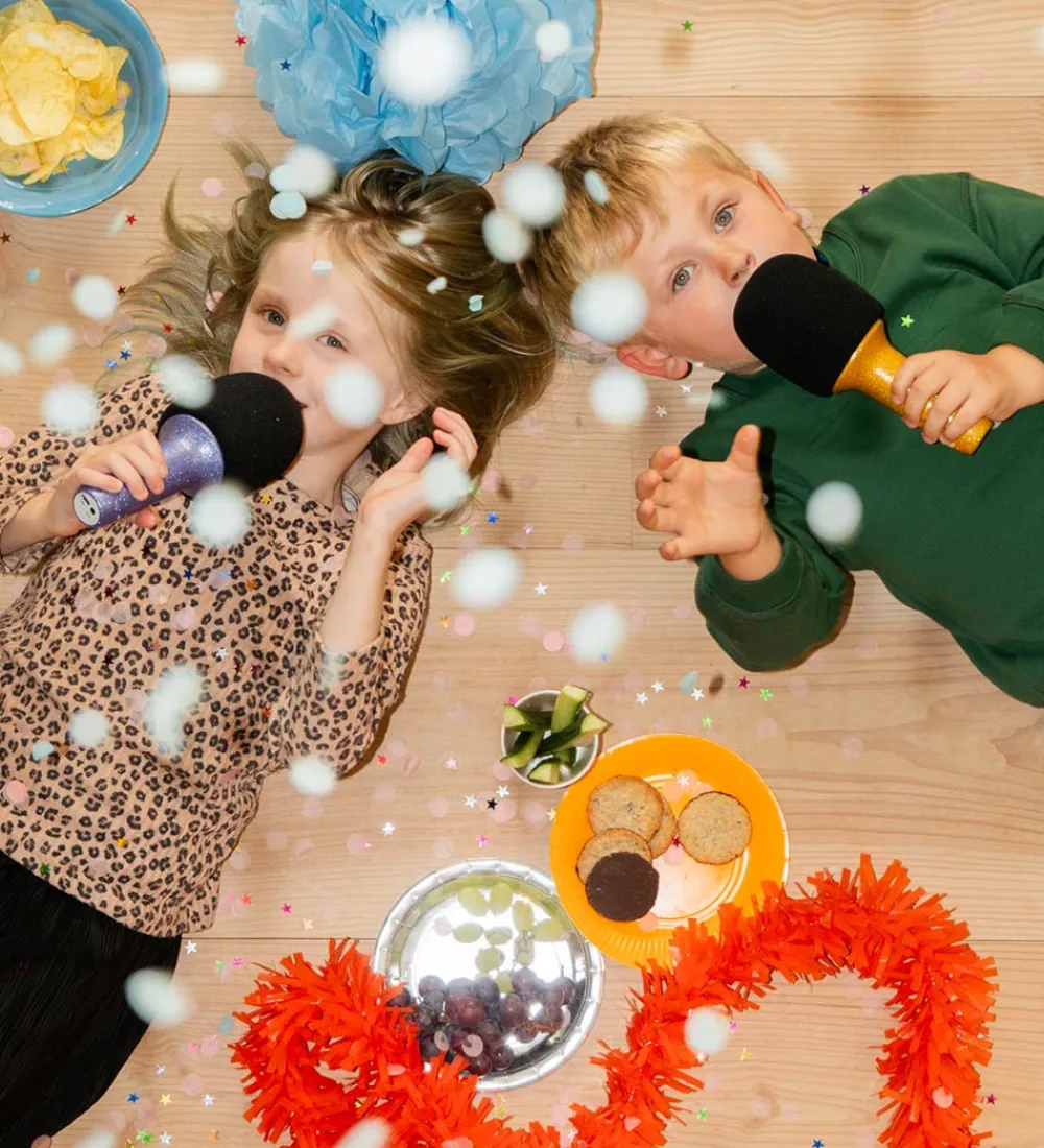 Lalarma Musikinstrumenter>Mikrofon - Glitter Grove - Rosa