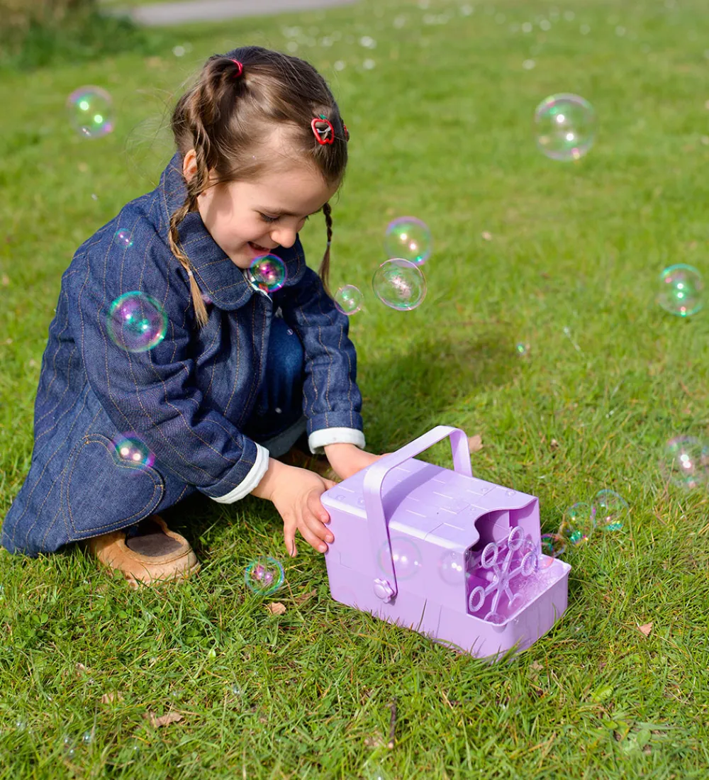 Lalarma Kreativ Leg|Udeleg Og Udendørs Legetøj>Sæbeboblemaskine - Proffesionel - Lilla