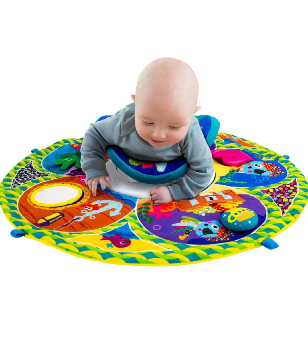 Lamaze Aktivitetslegetøj|Legetæpper Og Legegulve>Aktivitetstæppe - Spin & Exlopre - Kaptajn Calamari