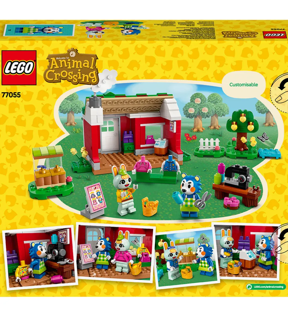 LEGO® Konstruktionslegetøj|Lego®>Animal Crossing - Tøjbutikken Able Sis... 77055 - 322 Dele