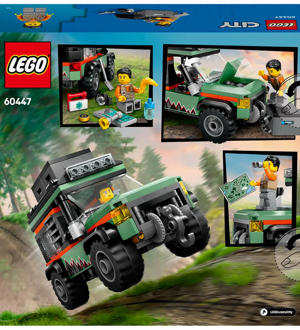 LEGO® Konstruktionslegetøj|Lego®>City - Firhjulstrukket Bjerg-Offroader 60447 - 221 Dele