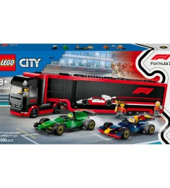 LEGO® Konstruktionslegetøj|Lego®>City - F1®-lastbil m. F1®-biler 60445 - 1086 Dele