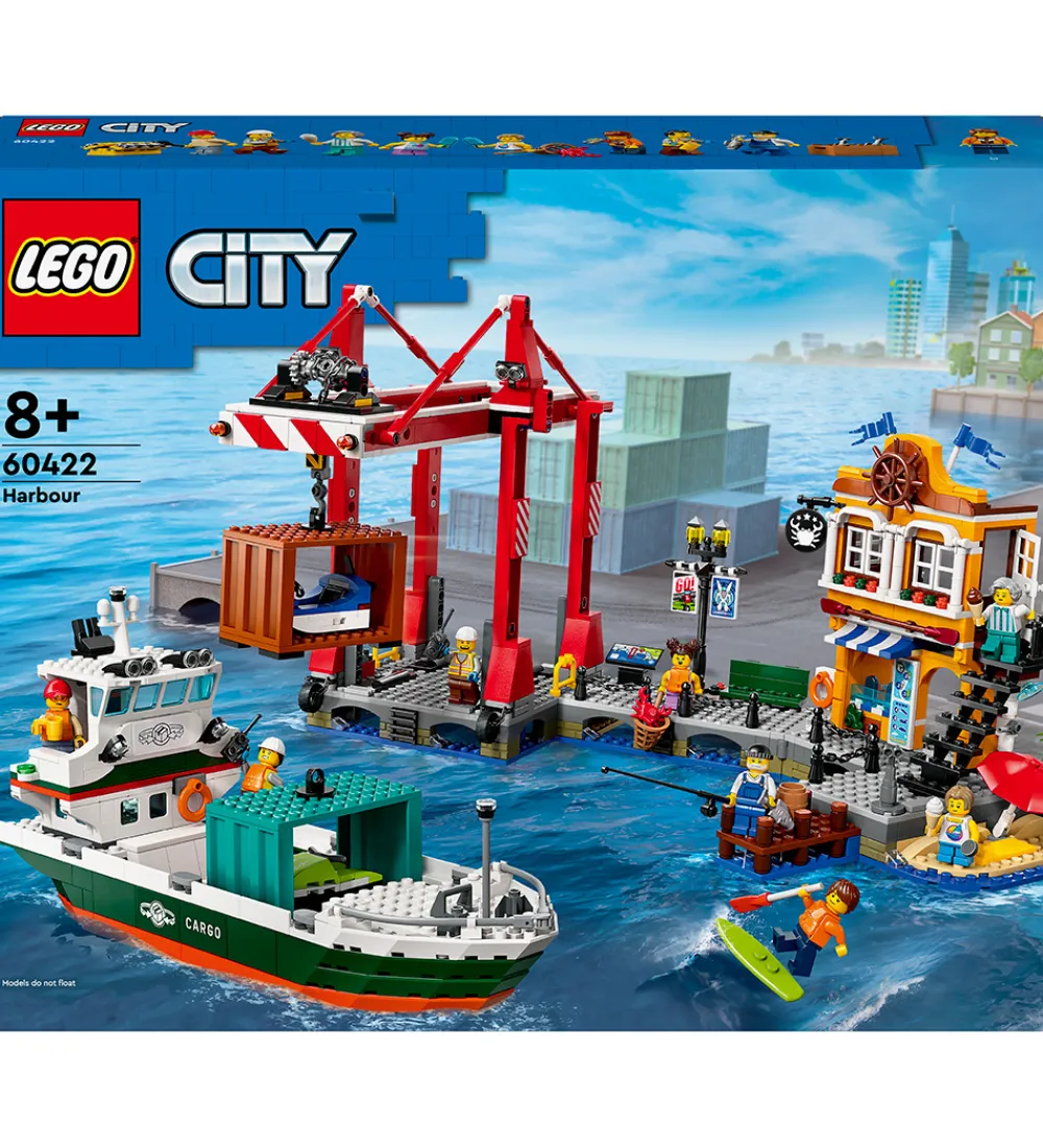 LEGO® Lego®|Byg Og Klodser>City - Havnefront med Fragtskib 60422 - 1226 Dele