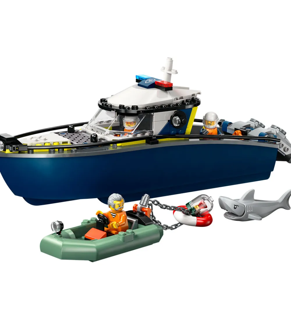 LEGO® Lego®|Konstruktionslegetøj>City - Politibåd På Forbryderjagt 60456 - 264 Dele