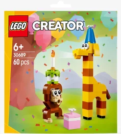 LEGO® Lego®|Konstruktionslegetøj>Creator - Fødselsdagsfestdyr 30689 - 60 Dele