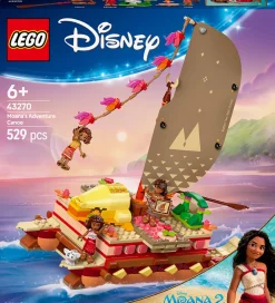 LEGO® Lego®|Konstruktionslegetøj>Disney - Vaiana 2 - Vaianas Eventyrkano 43270 - 529 Dele