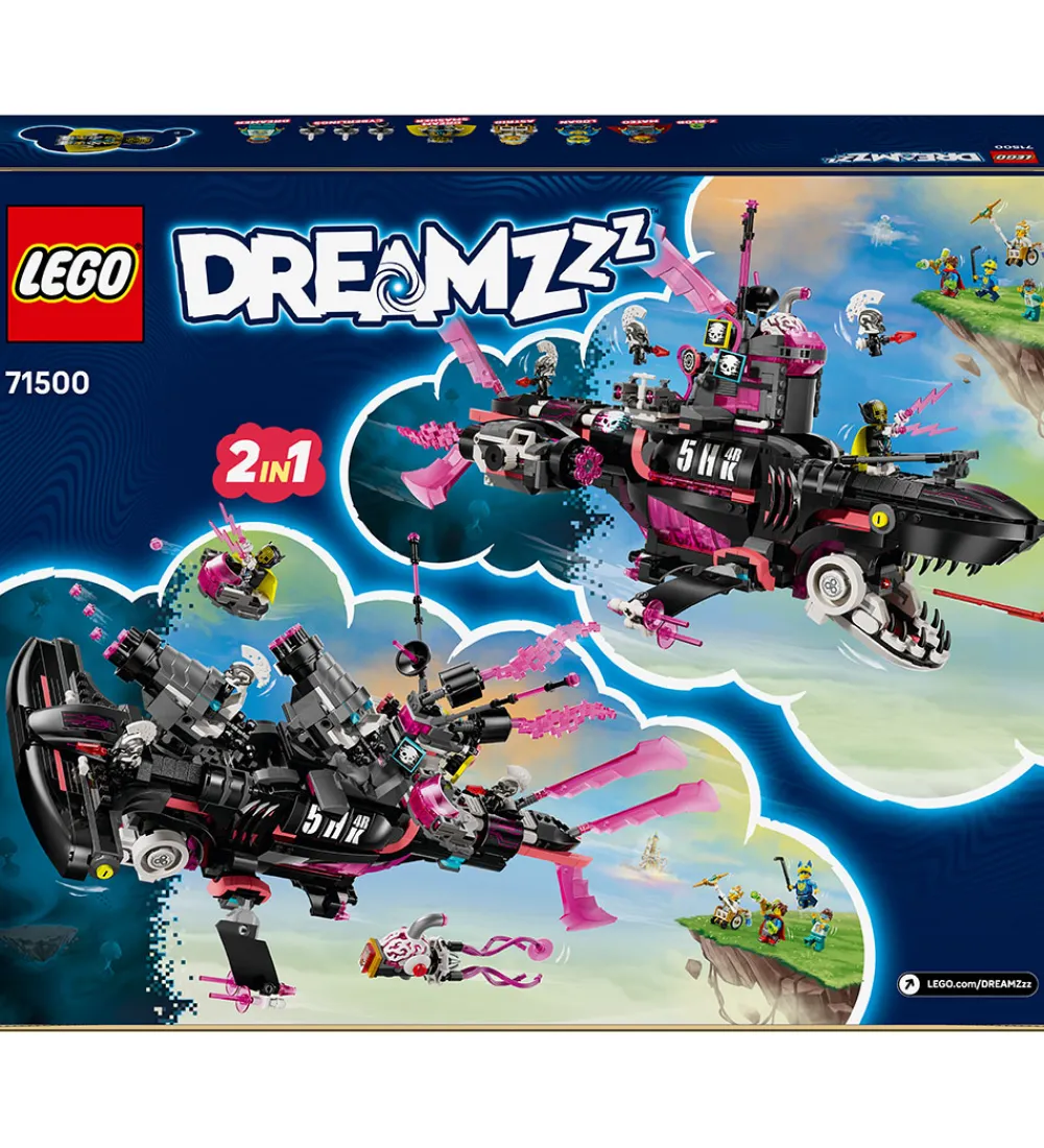 LEGO® Lego®|Konstruktionslegetøj>DREAMZzz - Mareridtshaj-ubåd 71500 - 1413 Dele