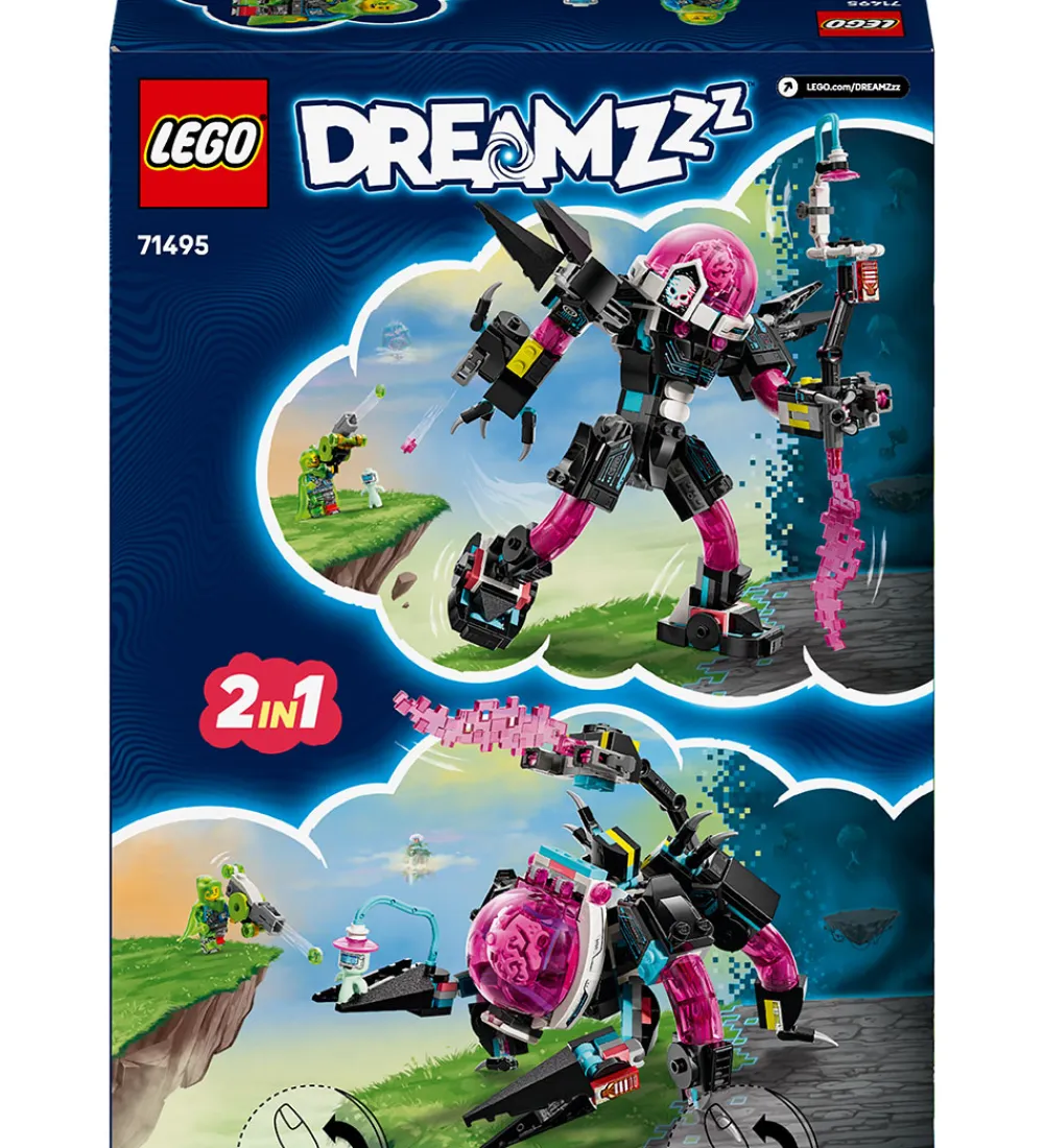 LEGO® Lego®|Konstruktionslegetøj>DREAMZzz - Mateo mod cyberhjerne-mech 71495 - 368 Dele
