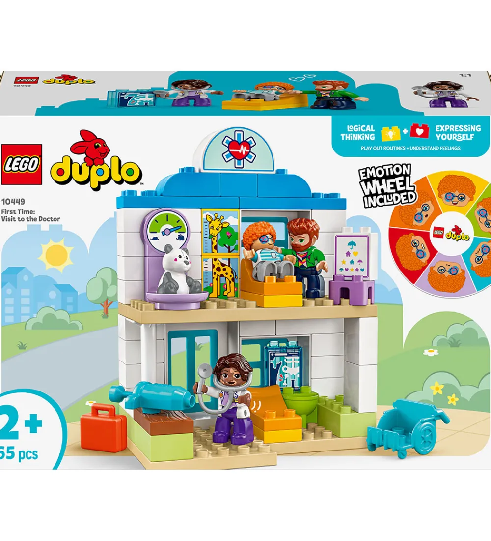 LEGO® Konstruktionslegetøj|Lego®>DUPLO - Første Gang: Besøg Hos Lægen 10449 - 65 Dele