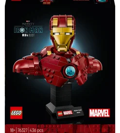 LEGO® Lego®|Konstruktionslegetøj>Marvel - Iron Man MK4-buste 76327 - 436 Dele