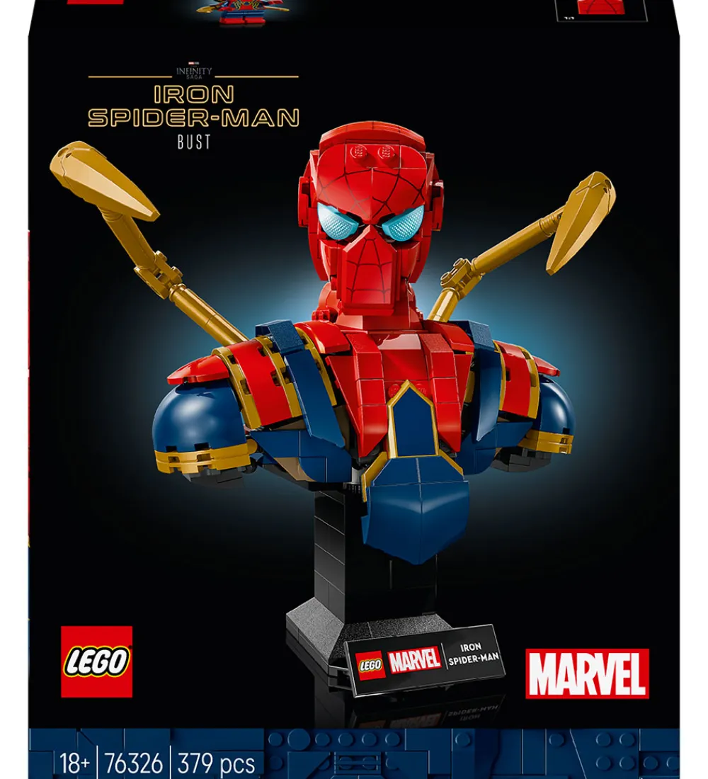 LEGO® Lego®|Konstruktionslegetøj>Marvel - Iron Spiderman 76326 - 379 Dele
