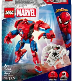 LEGO® Konstruktionslegetøj|Lego®>Marvel - Spider-man-mech mod Anti-Venom 76308 - 107 Dele