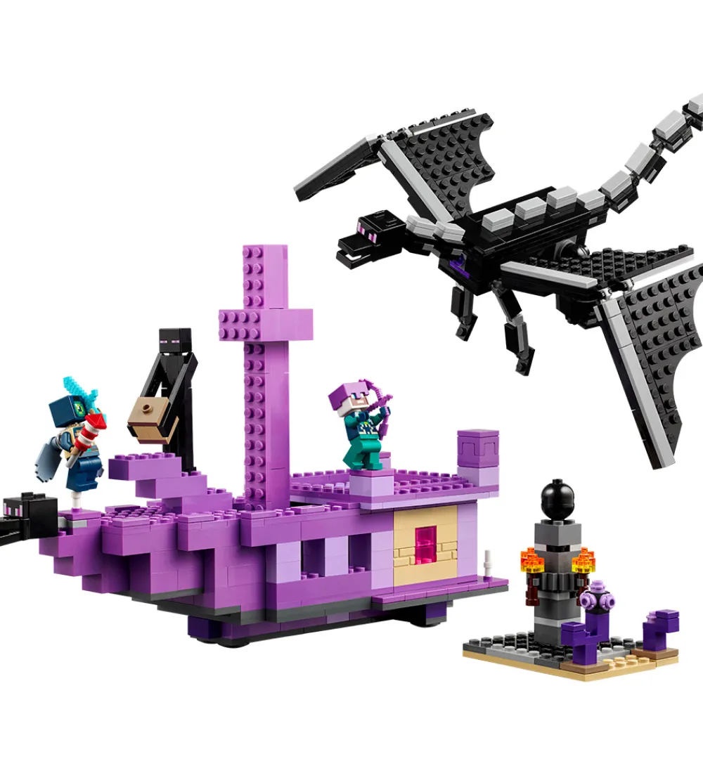LEGO® Lego®|Byg Og Klodser>Minecraft - Ender-dragen Og End-skibet 21264 - 657 Dele