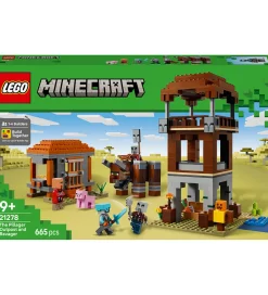 LEGO® Lego®|Konstruktionslegetøj>Minecraft - Røverforposten Og Ravager 21278 - 665 Dele
