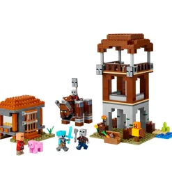 LEGO® Lego®|Konstruktionslegetøj>Minecraft - Røverforposten Og Ravager 21278 - 665 Dele
