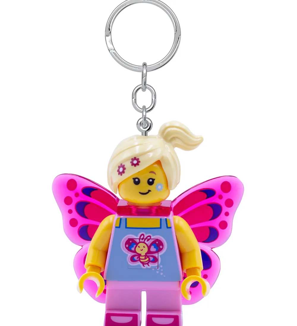 LEGO® Lego®|Lommelygter>Nøglering m. Lommelygte - Butterfly Girl