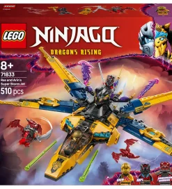 LEGO® Konstruktionslegetøj|Lego®>Ninjago - Ras Og Arins Super Strom Jet 71833 - 510 Dele