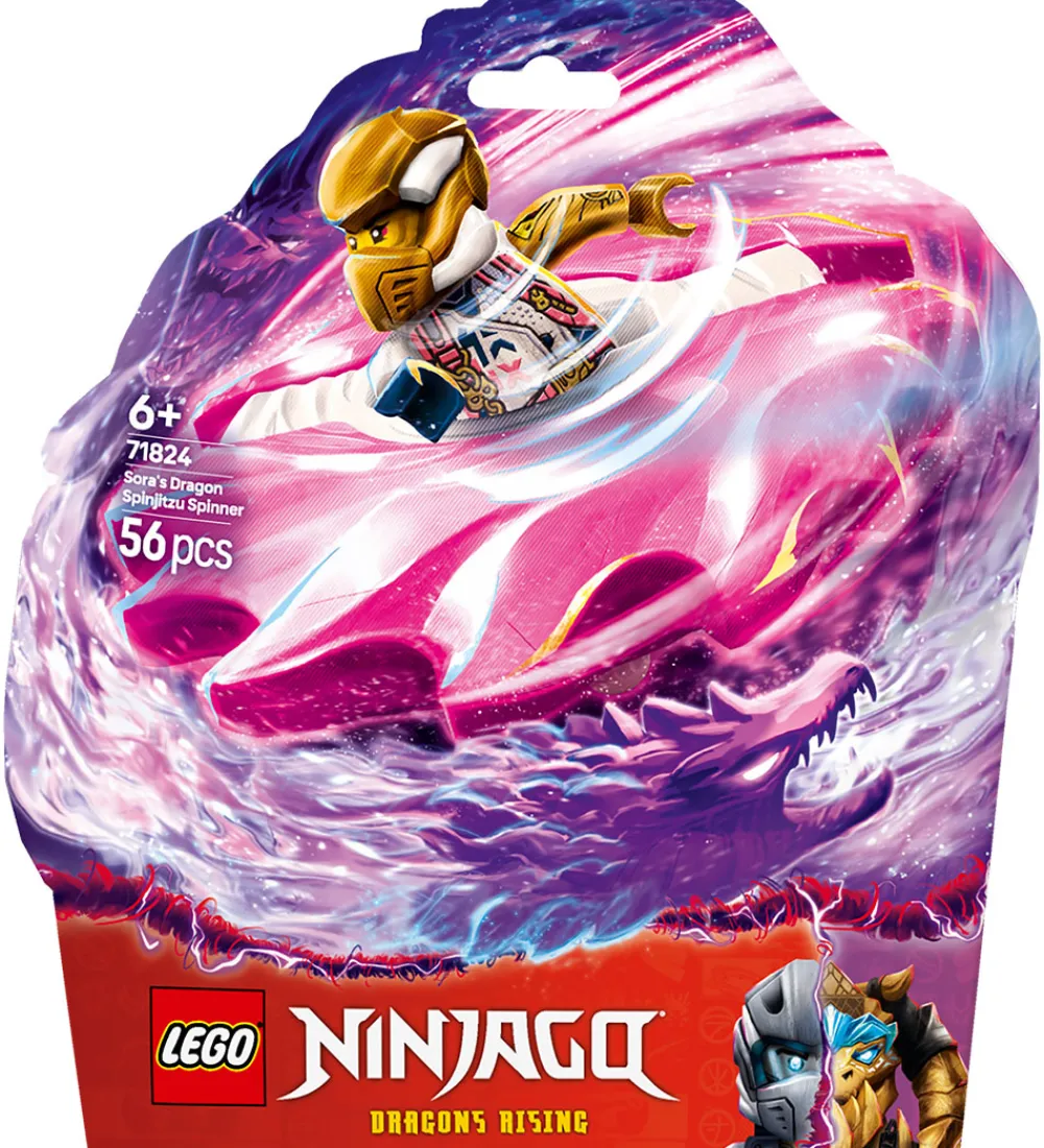 LEGO® Konstruktionslegetøj|Lego®>Ninjago - Soras Drage-spinjitzu-spinner 71824 - 56 Dele