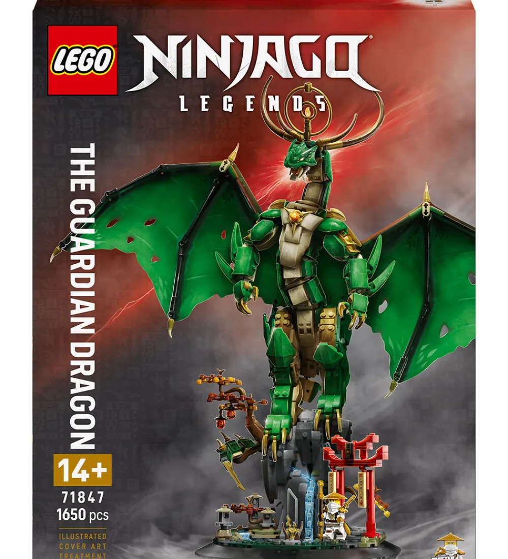 LEGO® Lego®|Konstruktionslegetøj>Ninjago - Vogterdragen 71847 - 1650 Dele